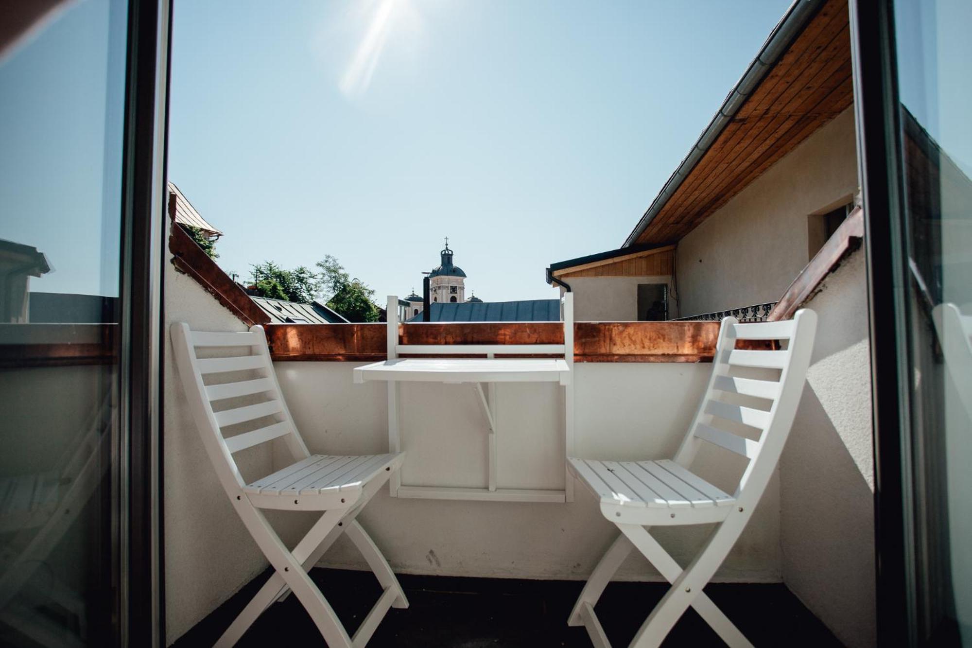 Boutique Apartments Banská Štiavnica Rom bilde